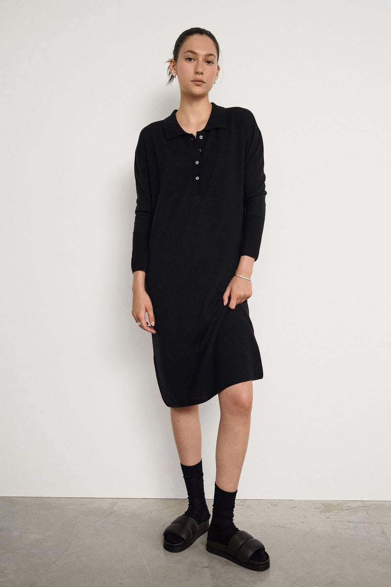 Vestido de cashmere ultra ligero - Sand Grey  - 100% Cashmere