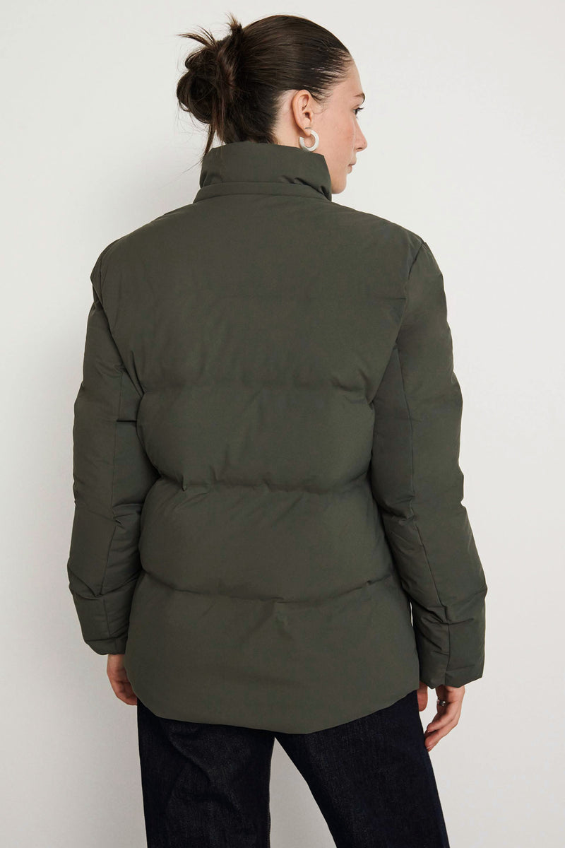 Chaqueta acolchada con interior de pluma - Hunt Green  - 100% Nylon 100% Pluma natural