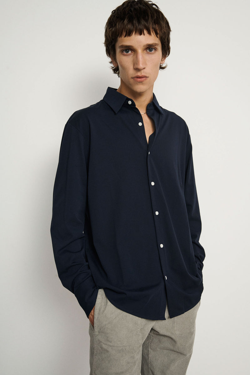 Camisa de algodón - Deep Blue  - 100% Algodón