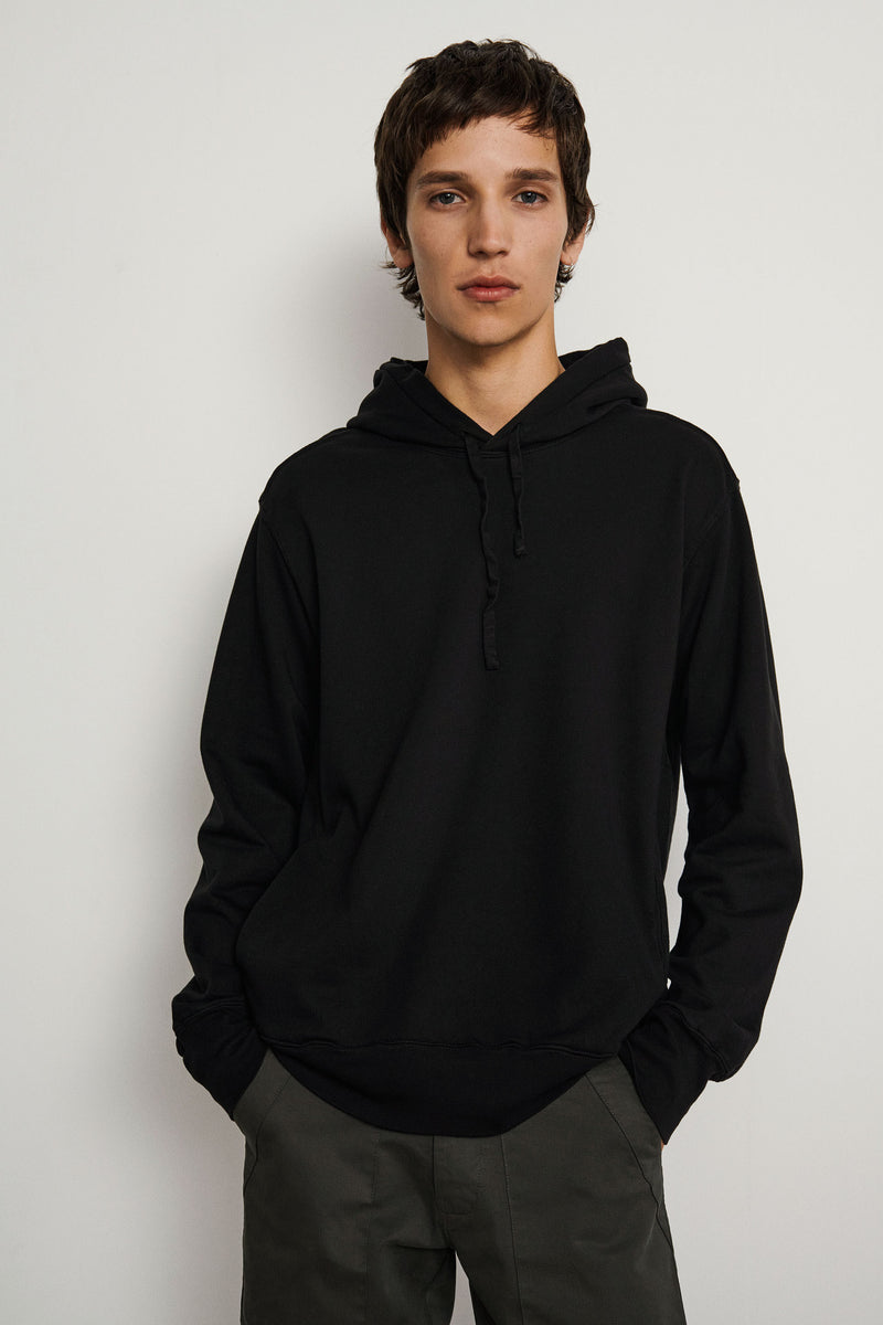 Sudadera de algodón con capucha - Black  - 100% Algodón