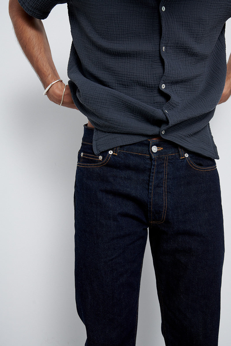 Cotton indigo jeans - Indigo