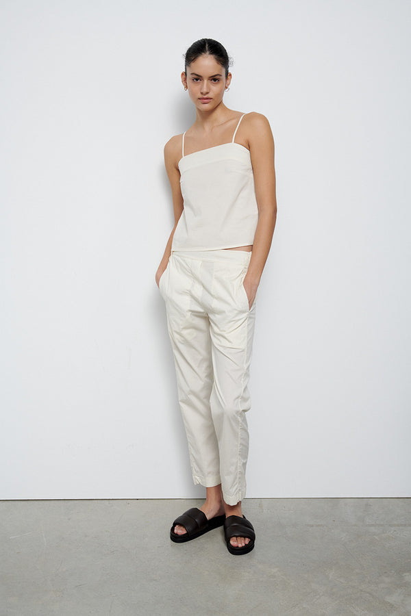 Ultralight cotton pants - Ecru