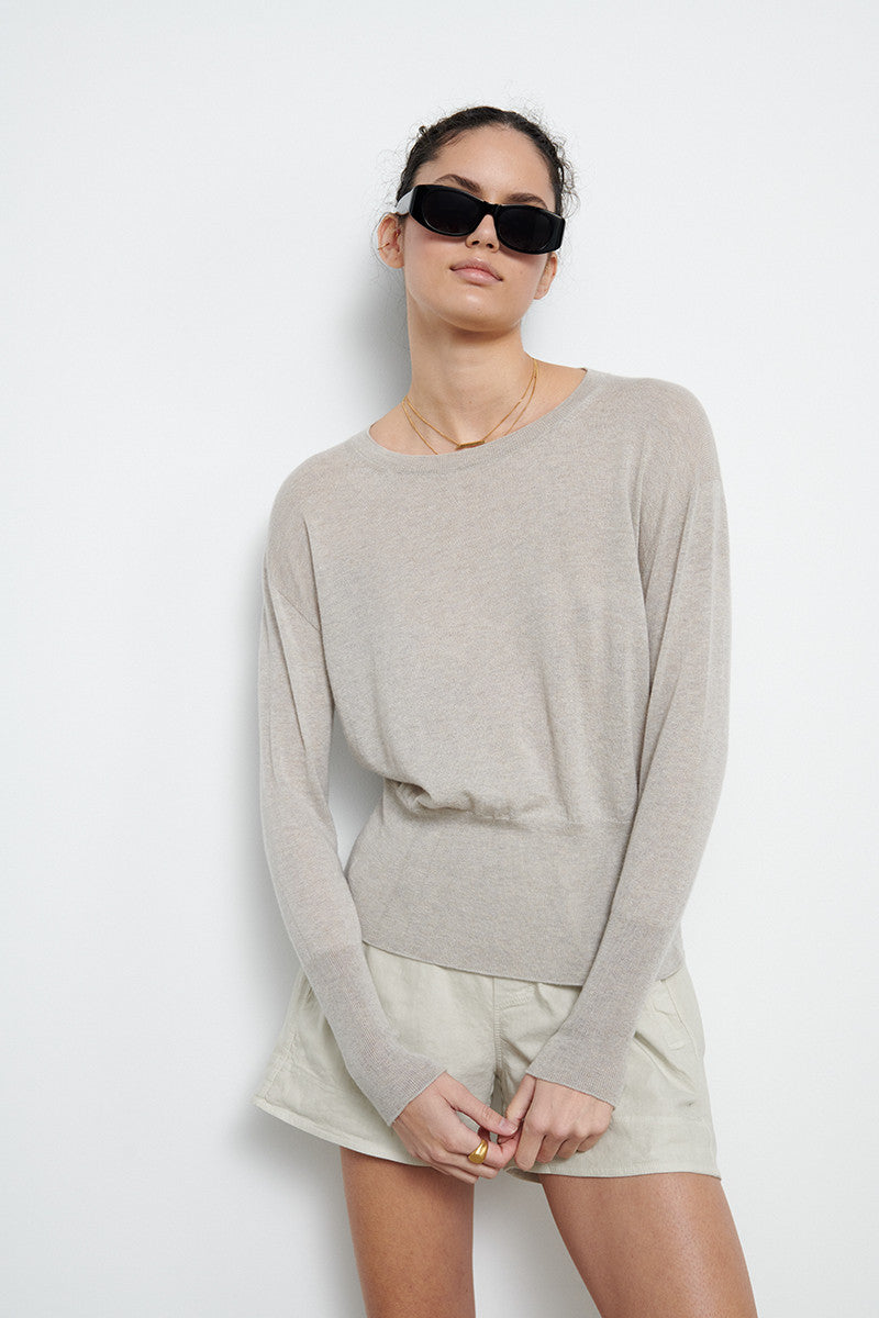 Ultralight cashmere sweater - Grey VX