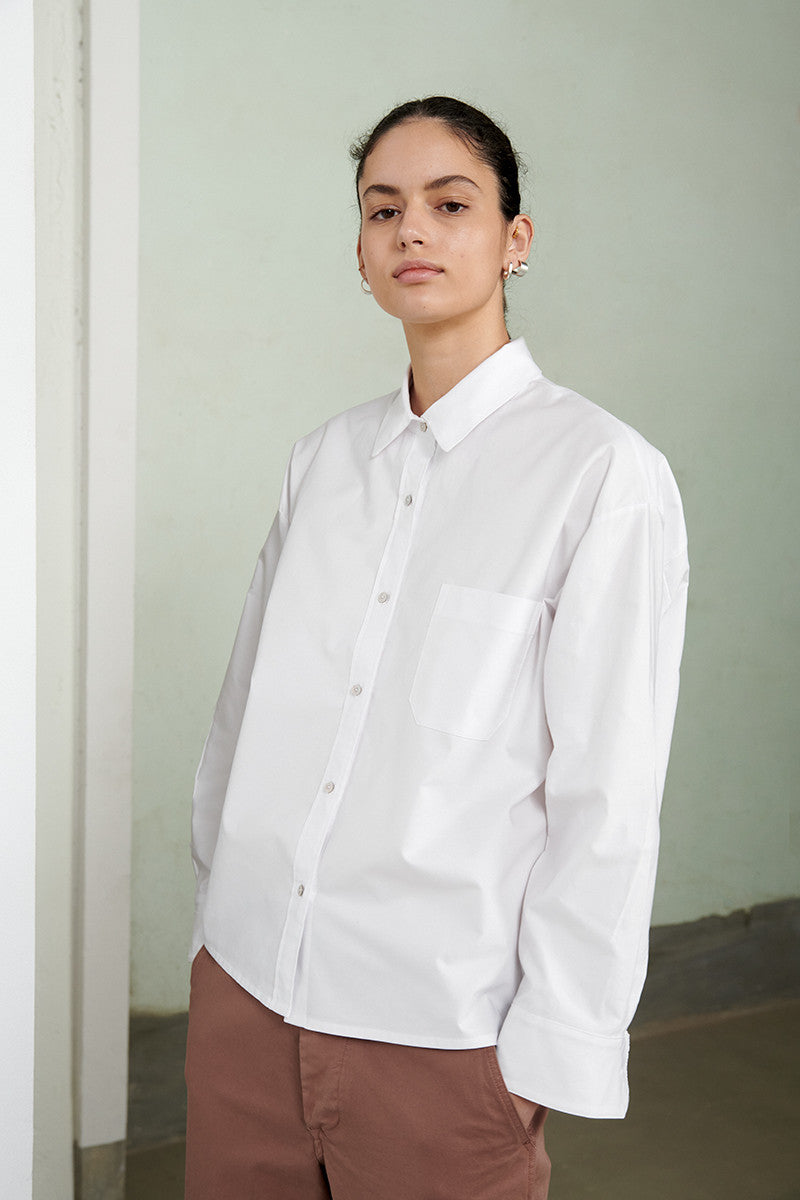Oxford cotton shirt - Pale Blue
