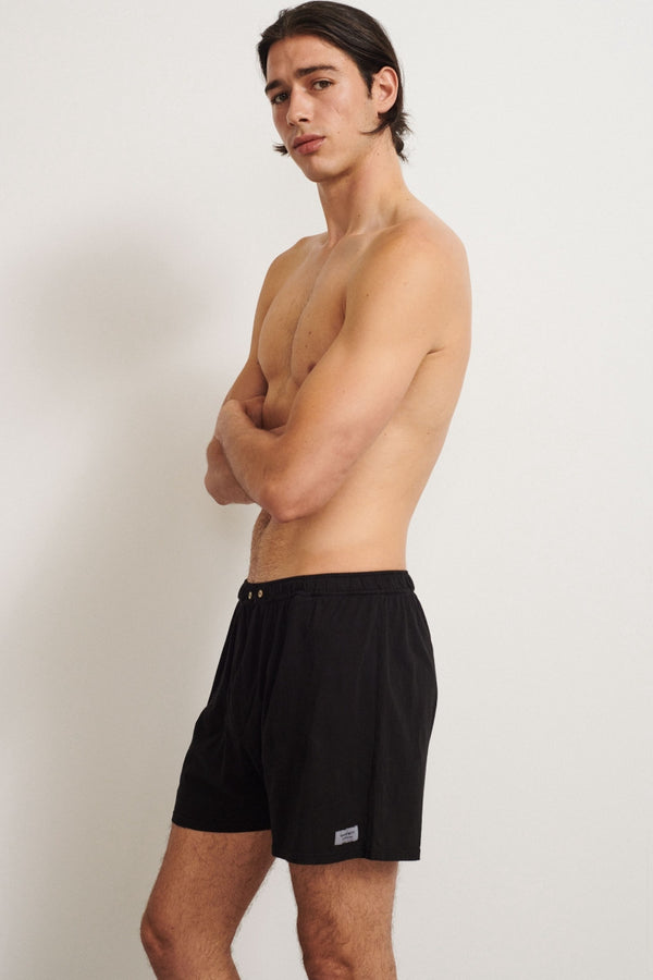 Extra fine cotton boxers - Black