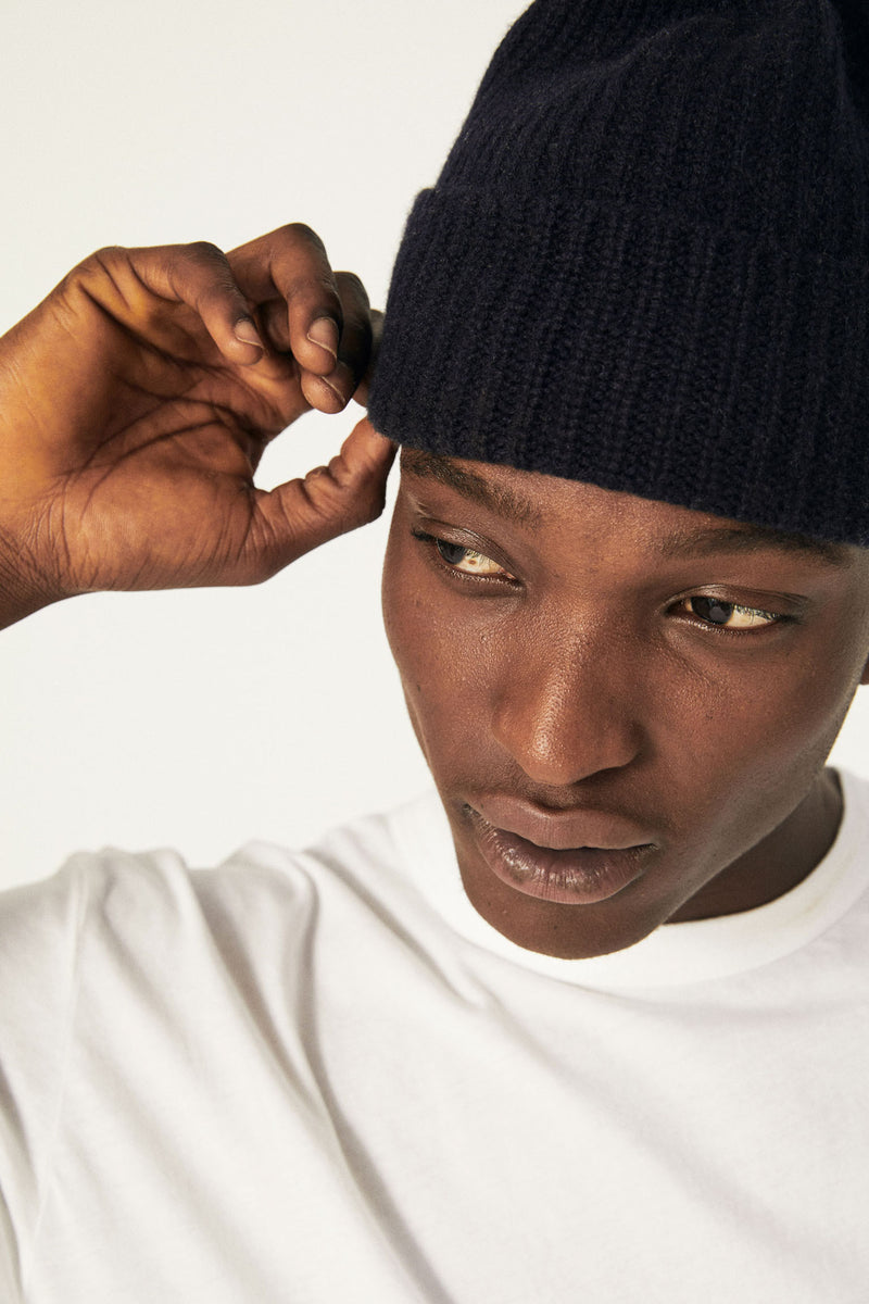 Gorro de cashmere - Klein Blue