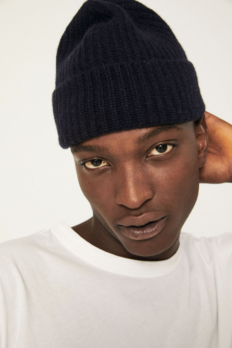 Gorro de cashmere - Klein Blue