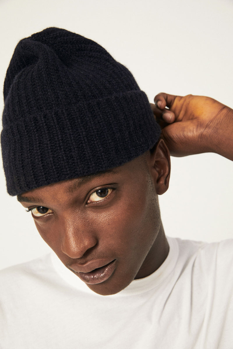 Gorro de cashmere - Dark Beige
