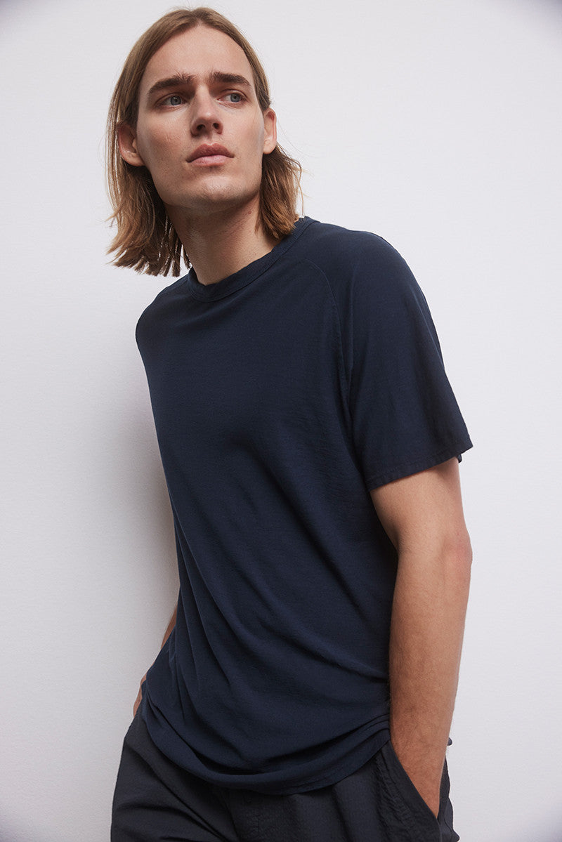 Crepped cotton tshirt - Copper