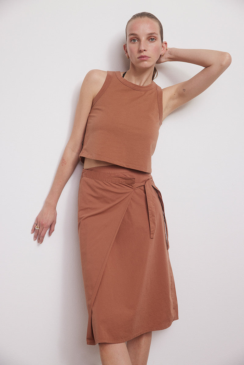 Falda tipo pareo - Copper