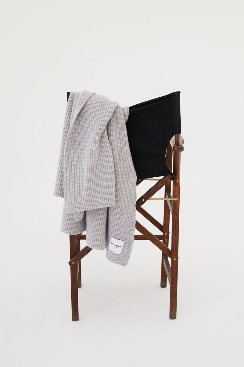Manta de cashmere - Grey VX  - 100% Cashmere
