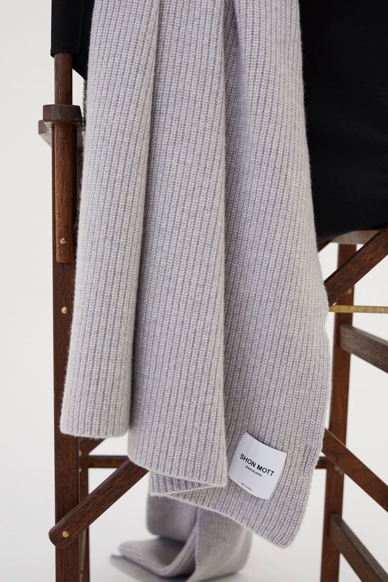 Manta de cashmere - Grey VX  - 100% Cashmere