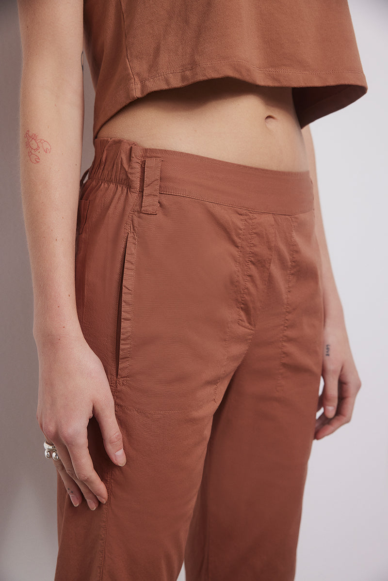 Ultralight cotton pants - Petrol